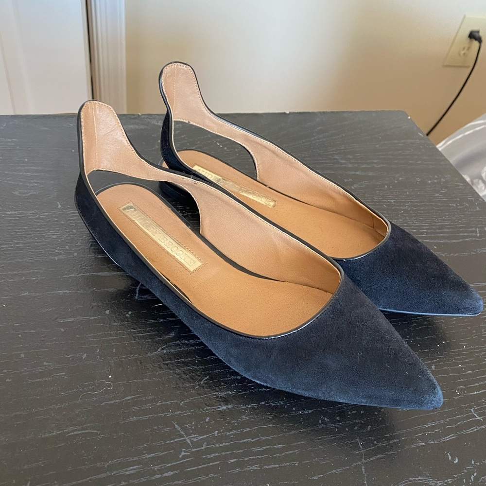 Audrey Brooke Black Sling back Flats